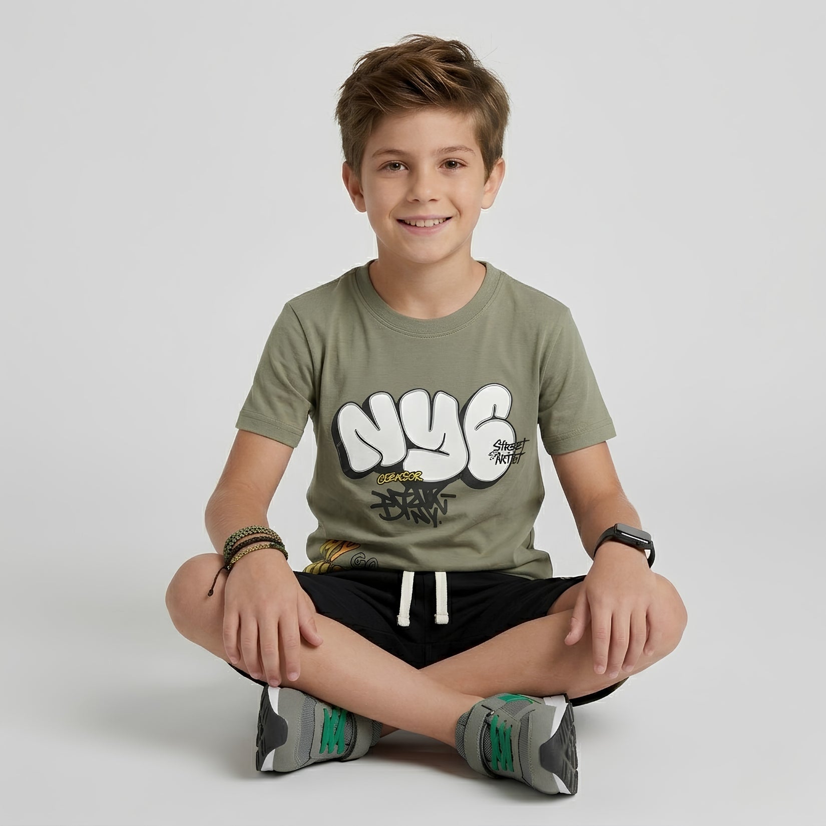 ストリートboy Boys NYC Graffiti Street Style Set – Mini Royal