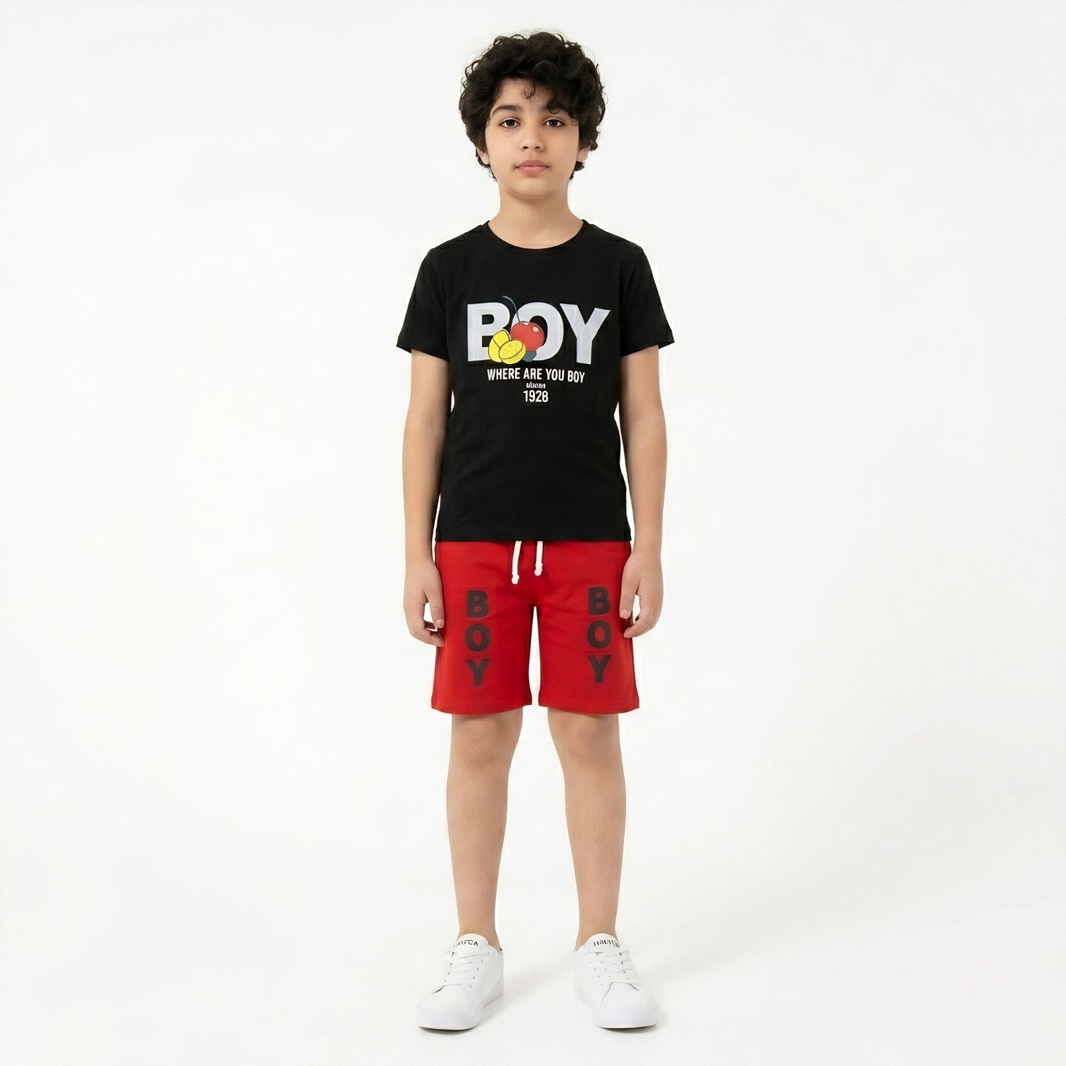 Boys Where Are You Boy Shorts Set