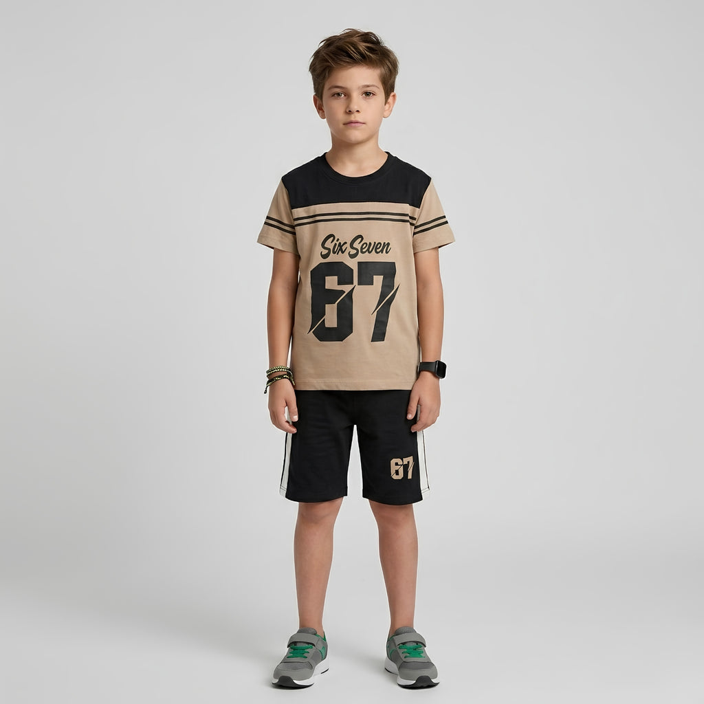 Boys Six Seven 67 Athletic Varsity Set