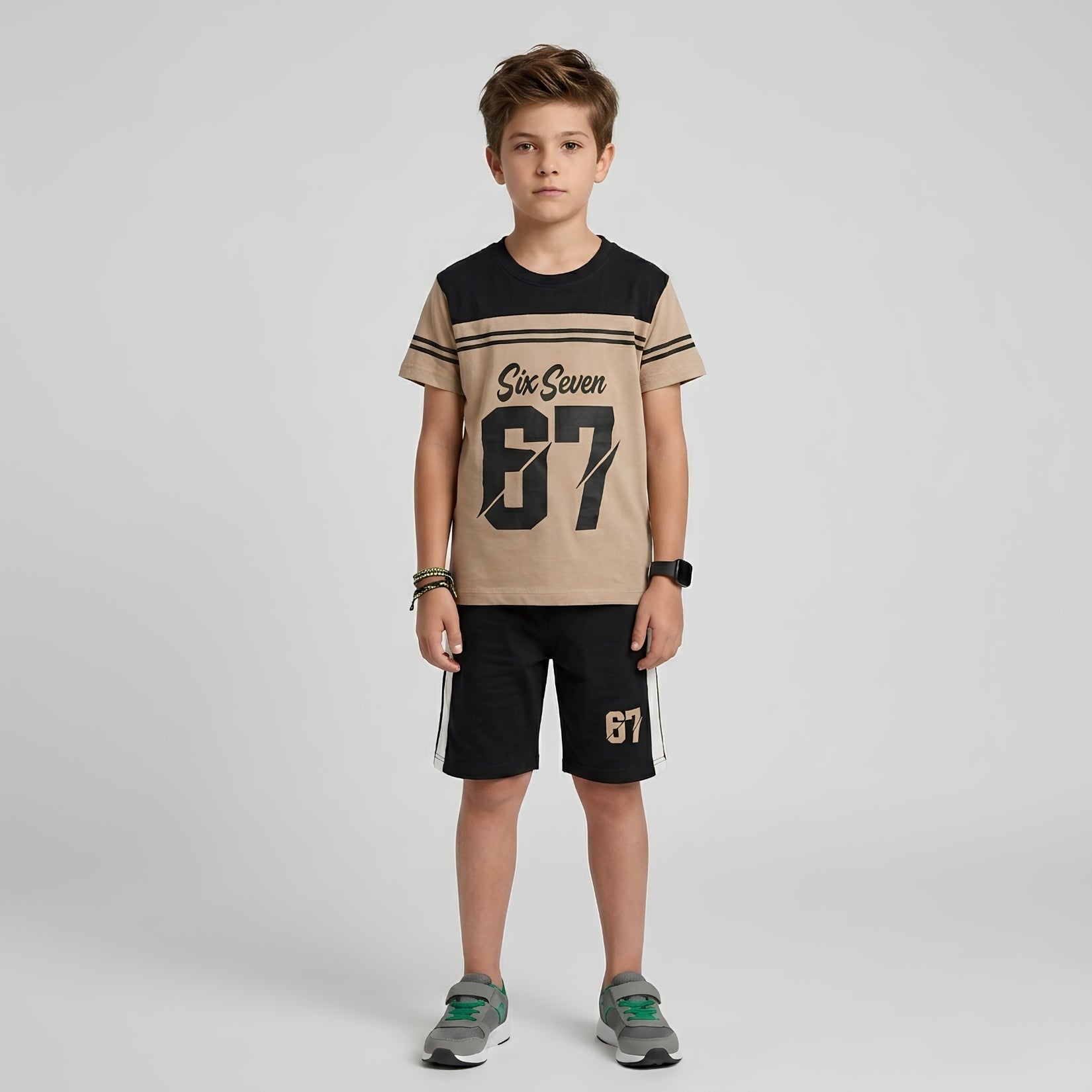 Boys Six Seven 67 Athletic Varsity Set