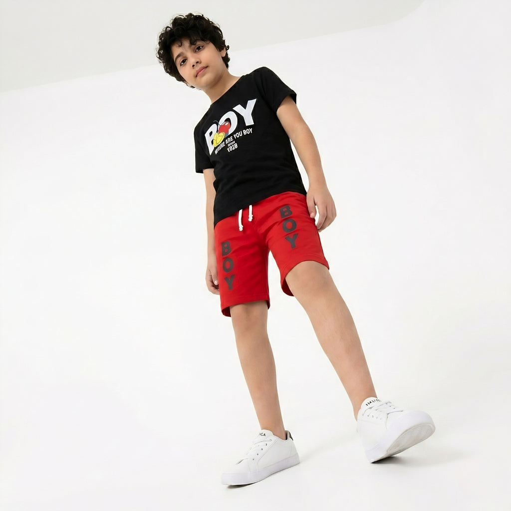 Boys Where Are You Boy Shorts Set