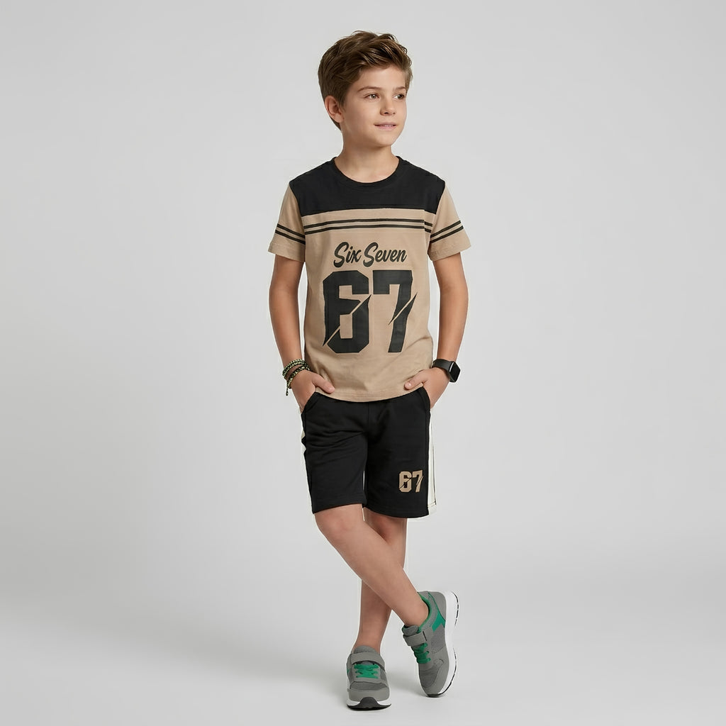 Boys Six Seven 67 Athletic Varsity Set