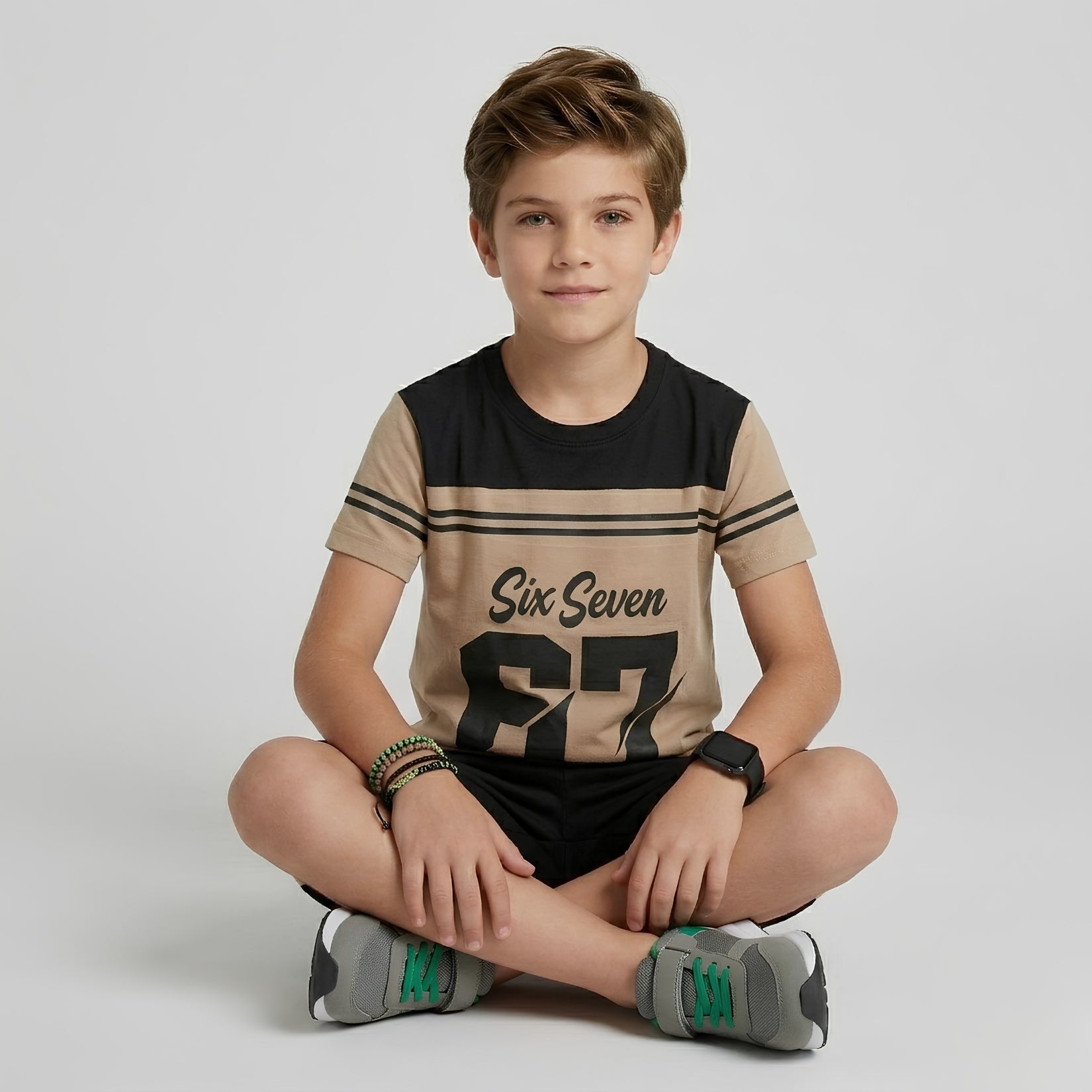 Boys Six Seven 67 Athletic Varsity Set