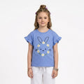 Girls Daisy Bunny Ruffle Top