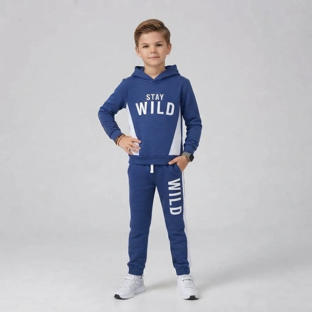 Boys "Stay Wild" Tracksuit Set