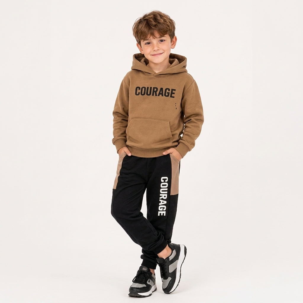 Boys "Courage" Hoodie Set