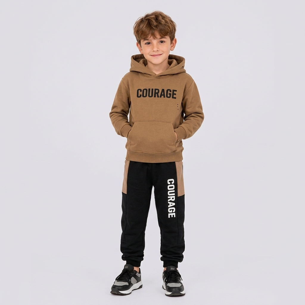 Boys "Courage" Hoodie Set