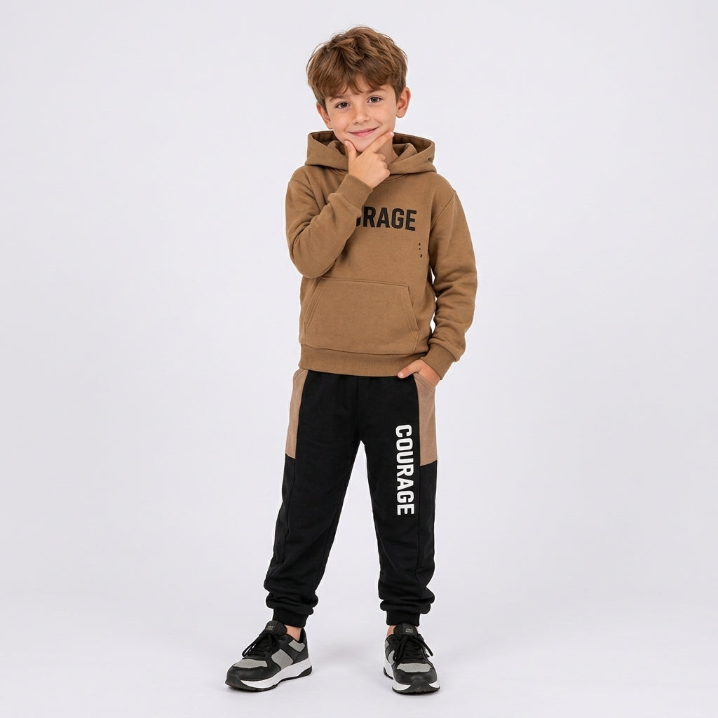 Boys "Courage" Hoodie Set