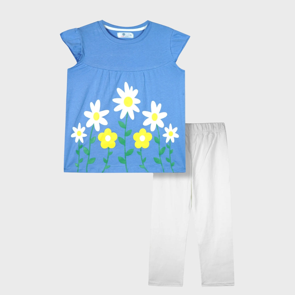 Girls Daisy Print Set
