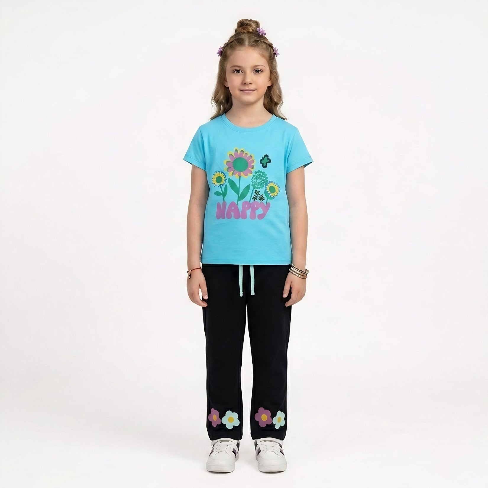 Girls Happy Flowers Set
