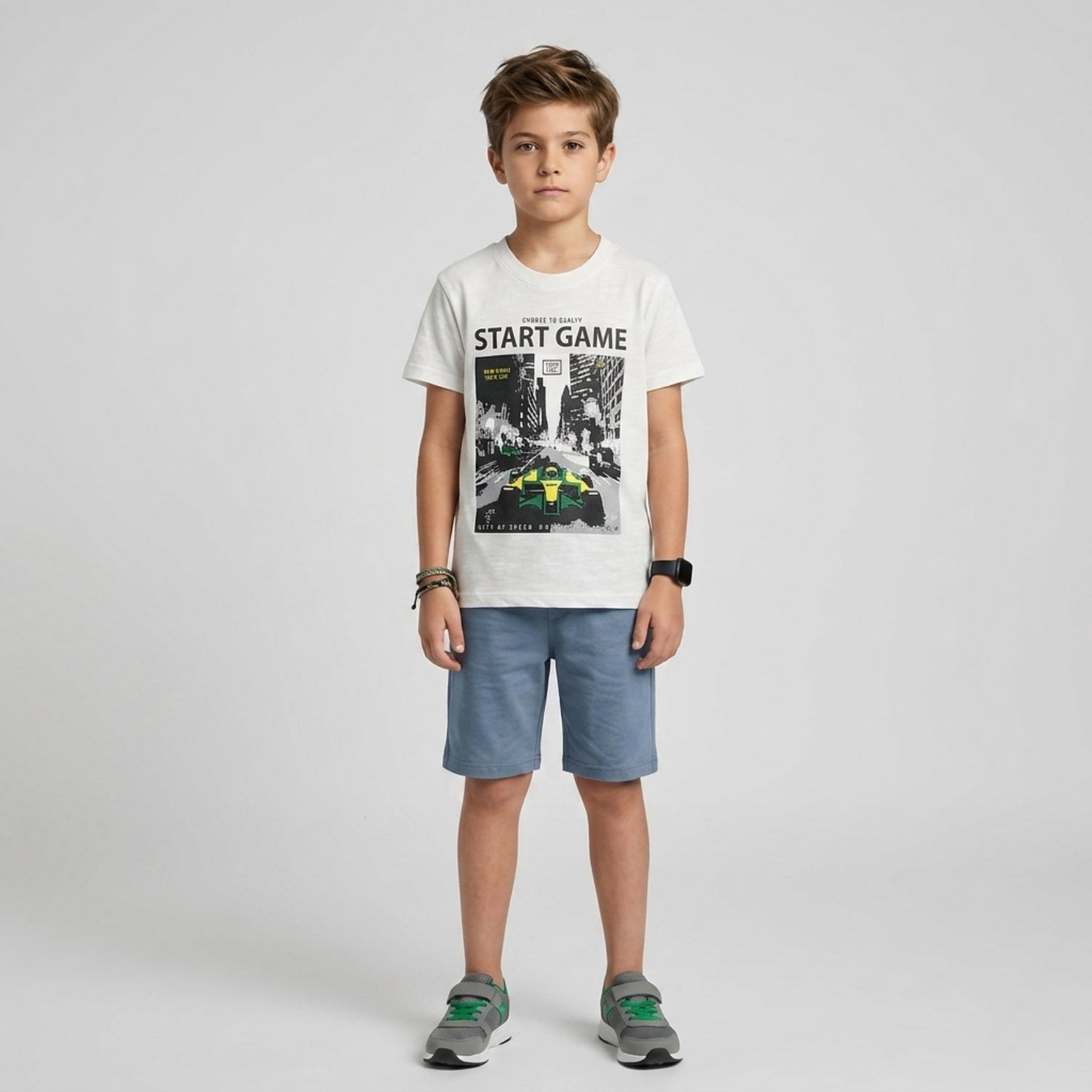 Boys Start Game Racing Tee