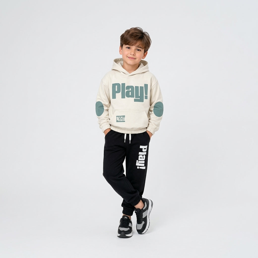 Boys "Play!" Hoodie Set