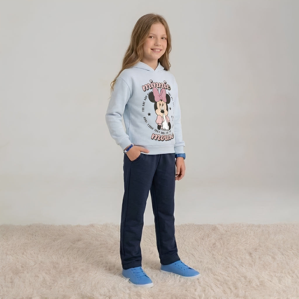Girls Minnie Mouse Hoodie Set