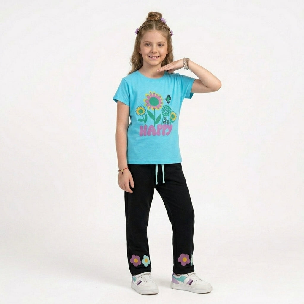 Girls Happy Flowers Set