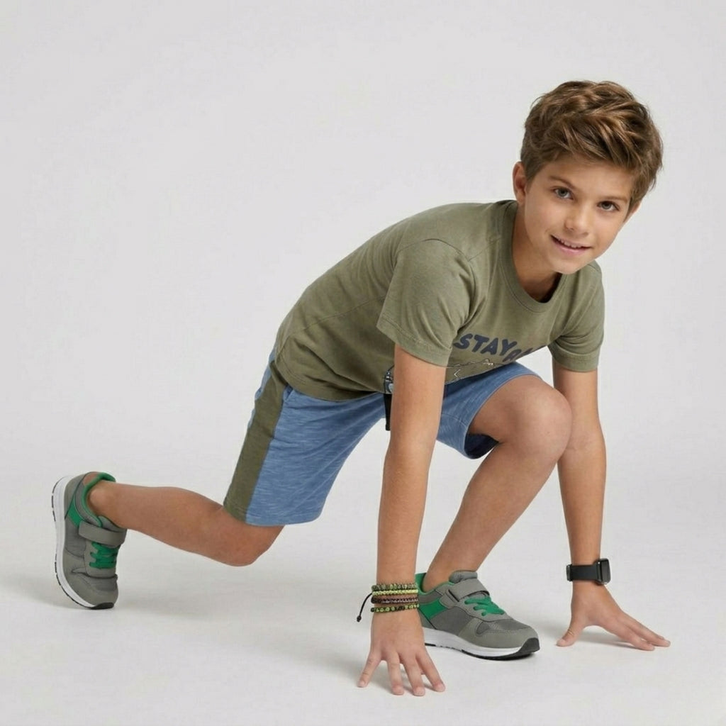 Boys Stay Rad Dino Surfer Set