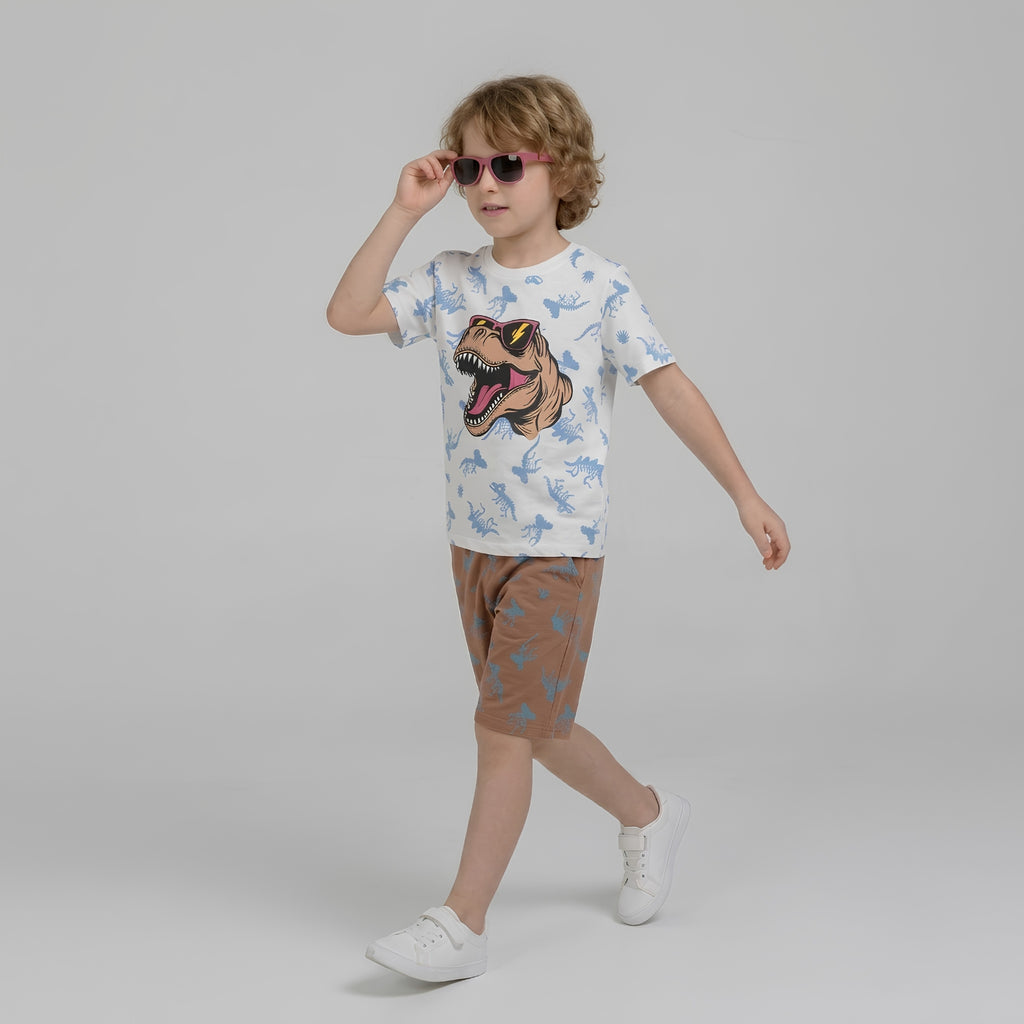 Boys Cool T-Rex Sunglasses Set