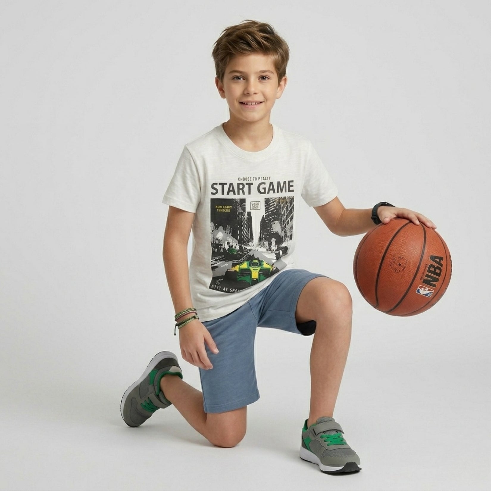 Boys Start Game Racing Tee