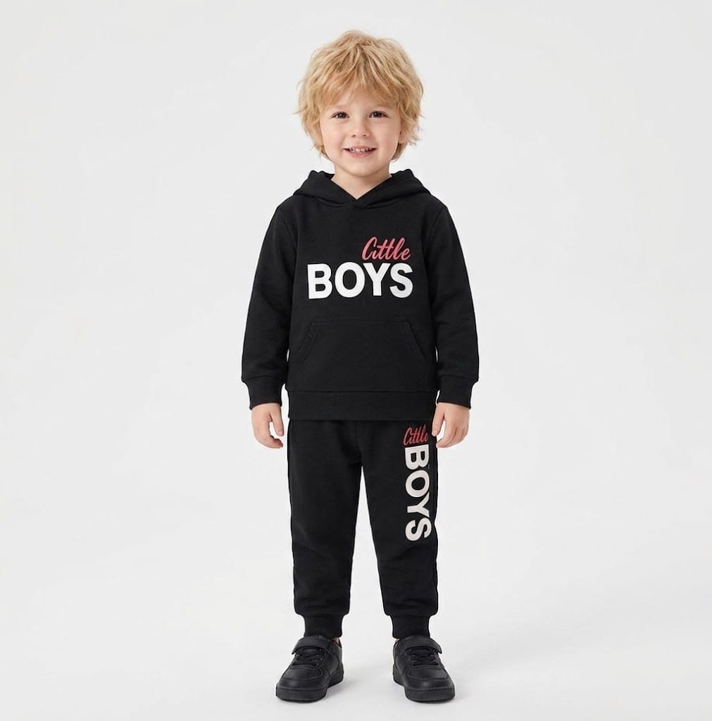 Boys "Little Boys" Hoodie Set