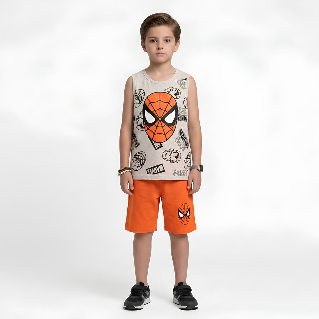 Boys Spider Hero Comic Tank Set