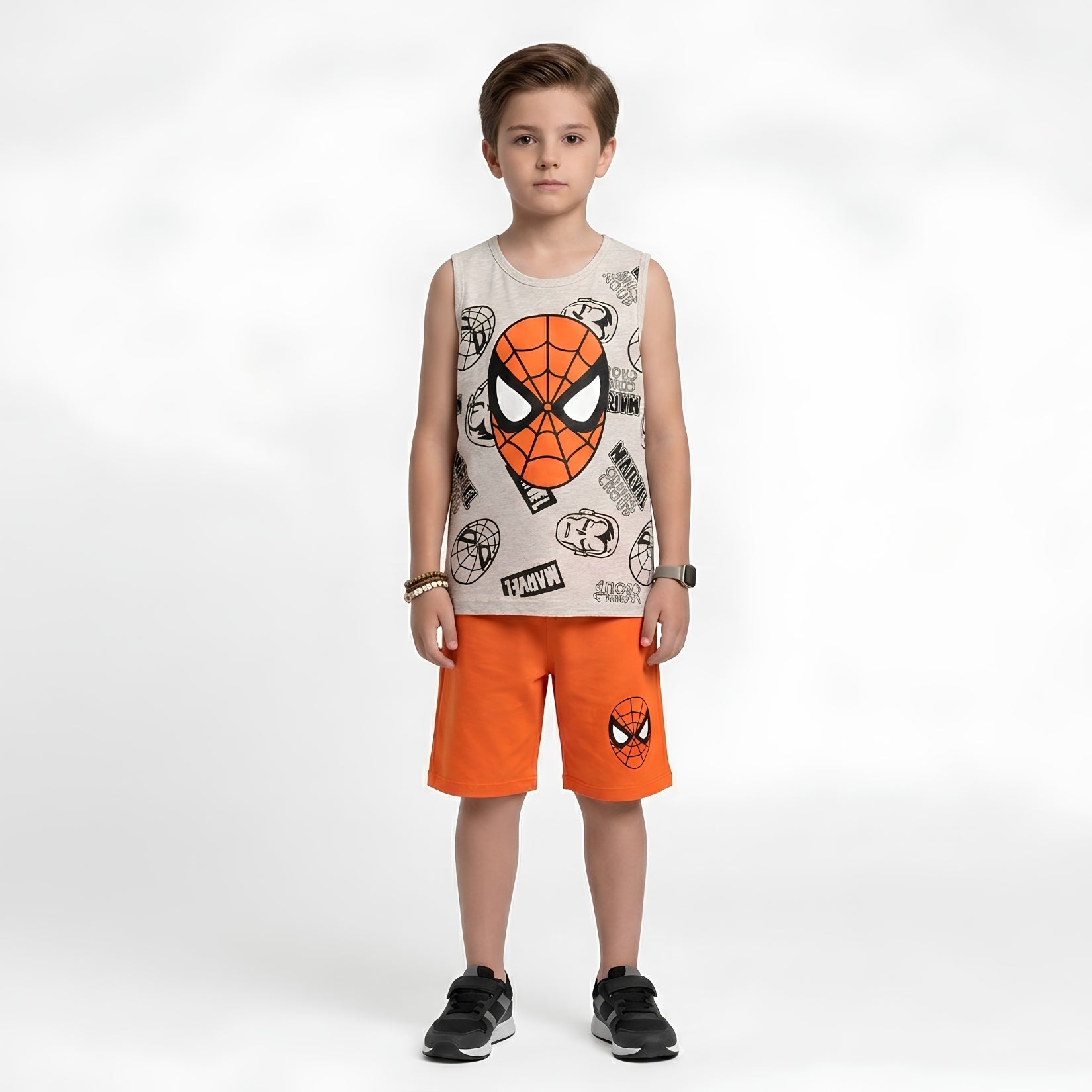 Boys Spider Hero Comic Tank Set