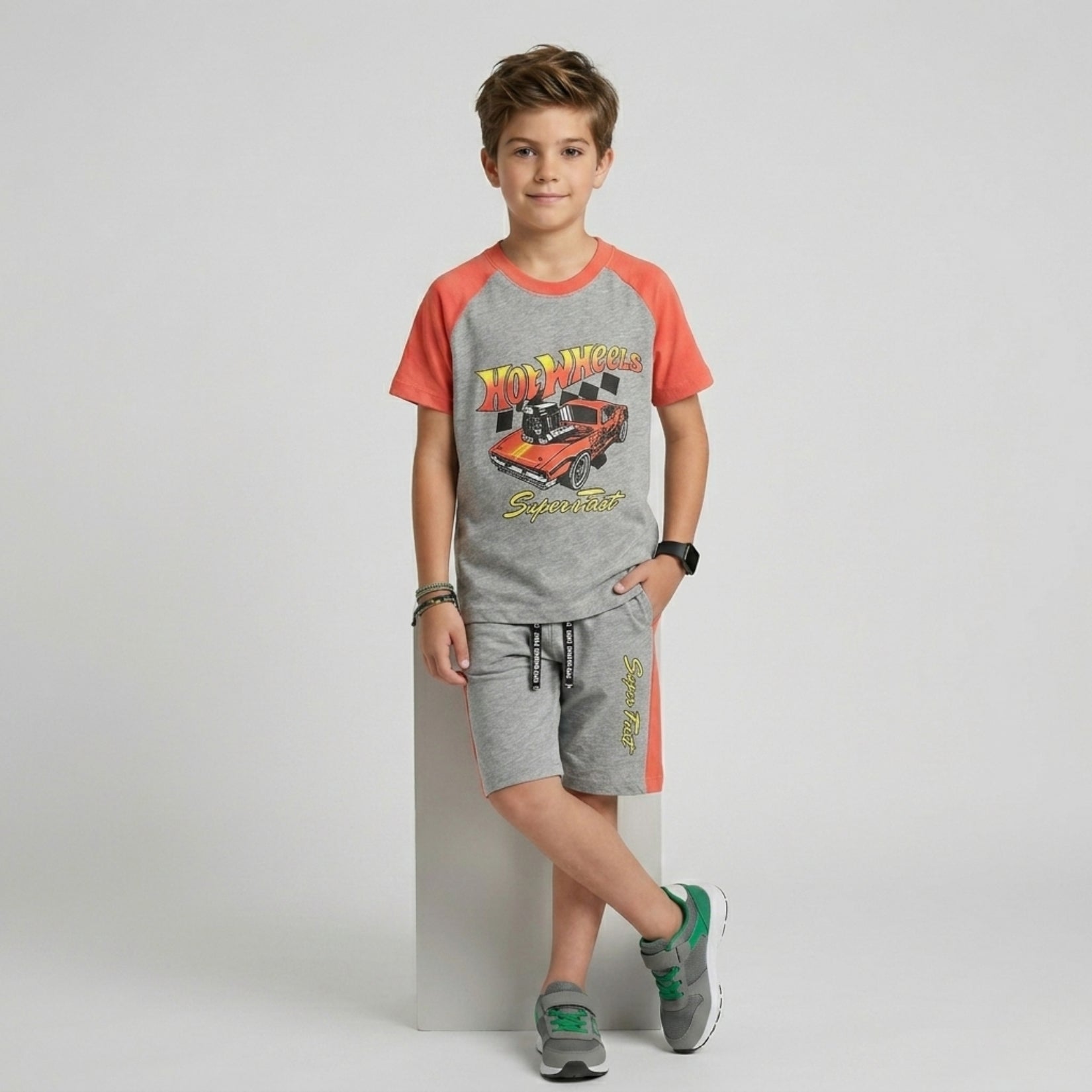 Boys Hot Wheels Racing Set