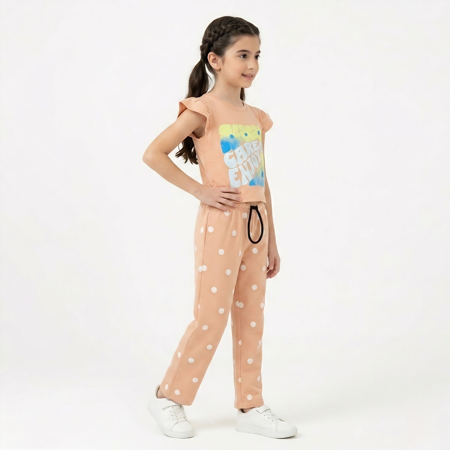 Girls Care To Enjoy Peach Set