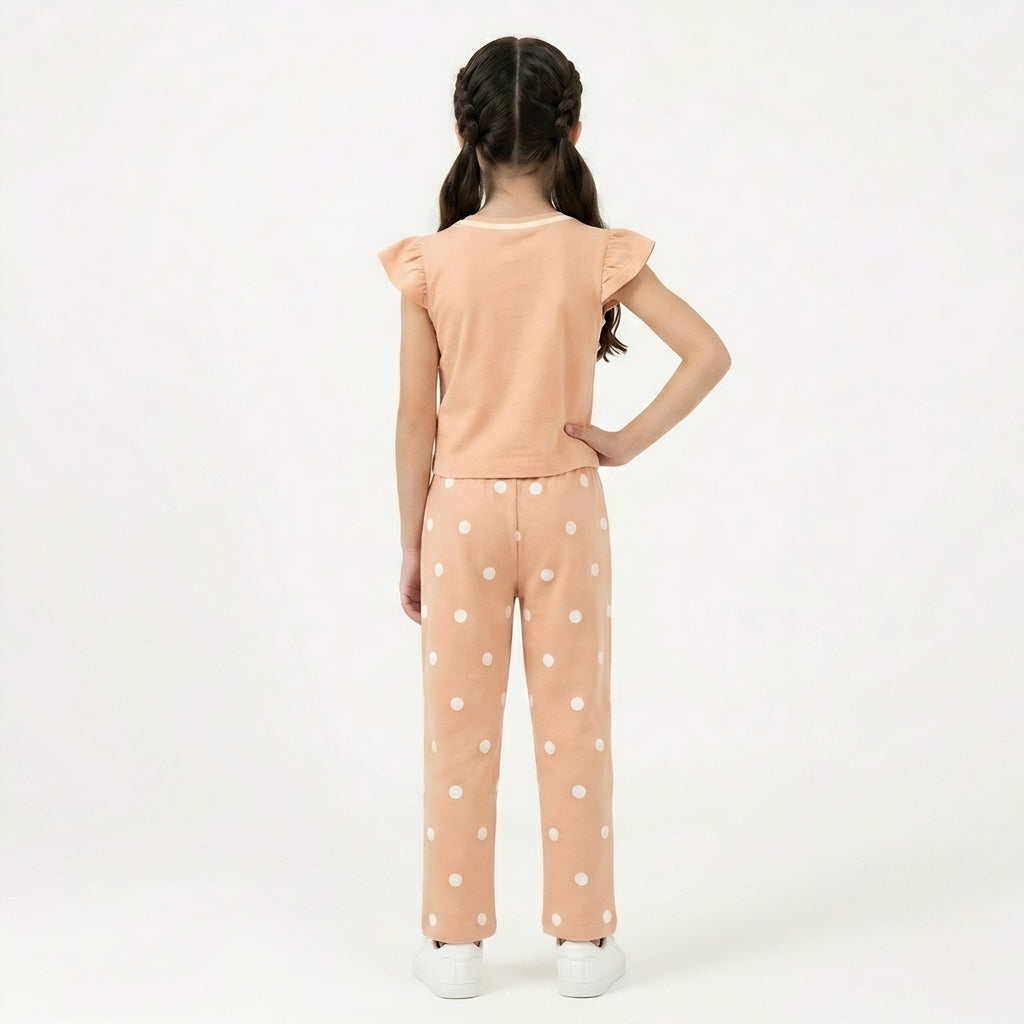 Girls Care To Enjoy Peach Set