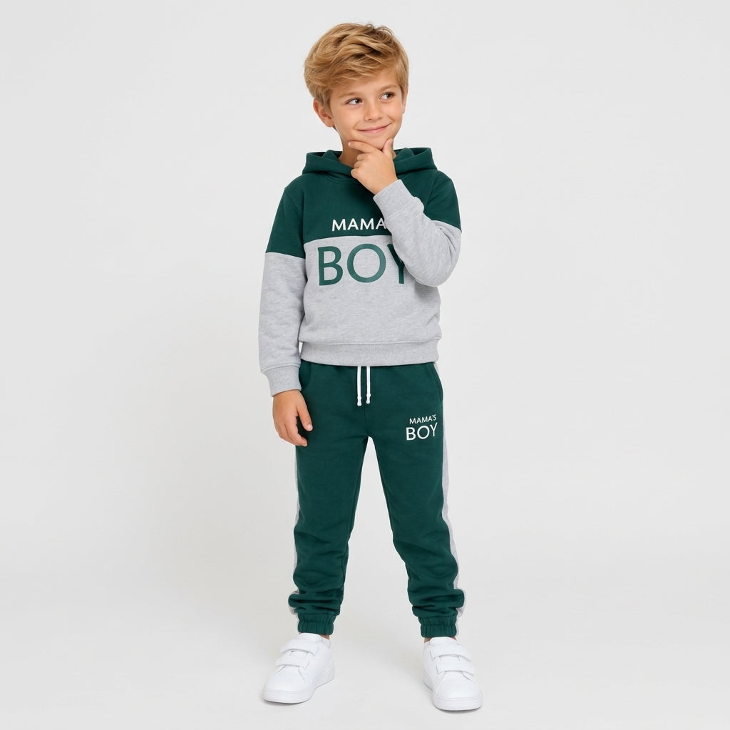 Boys "Mama's Boy" Tracksuit Set