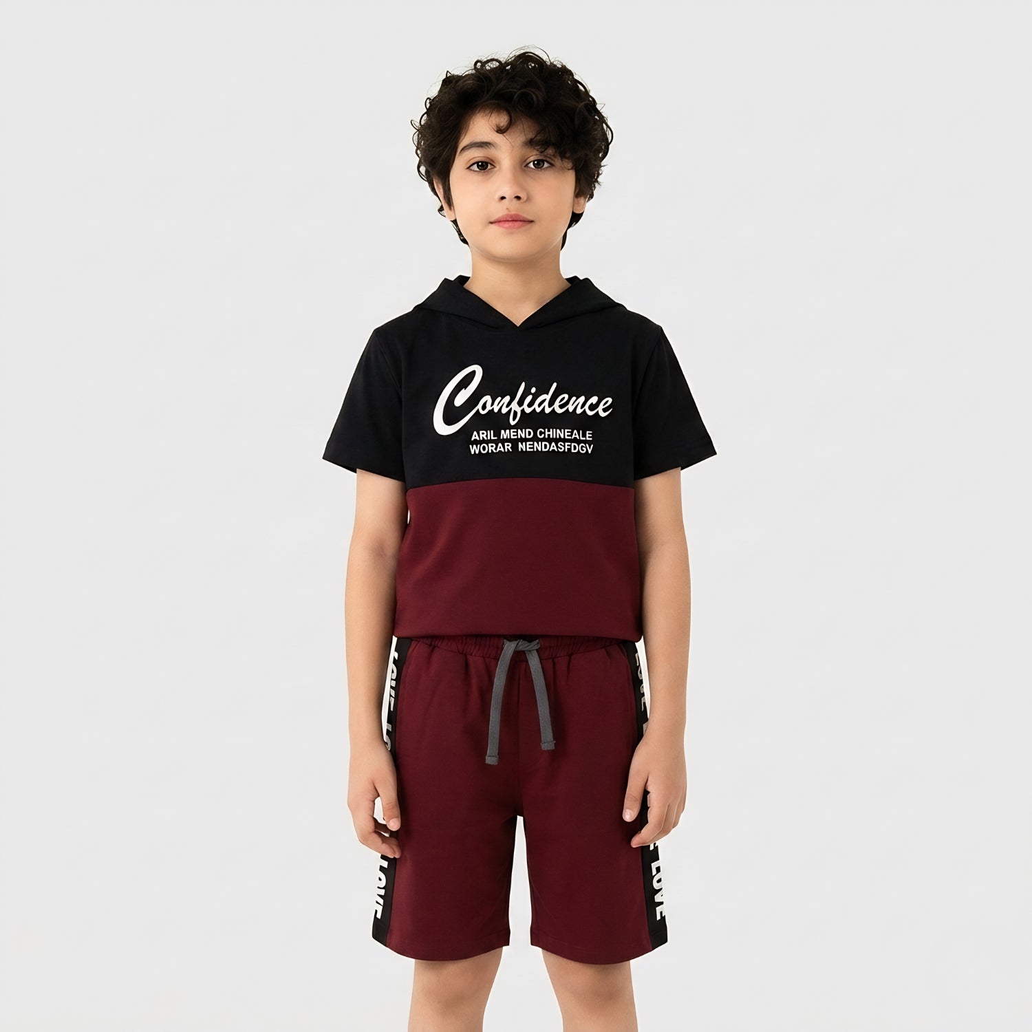 Boys Confidence Hooded Set