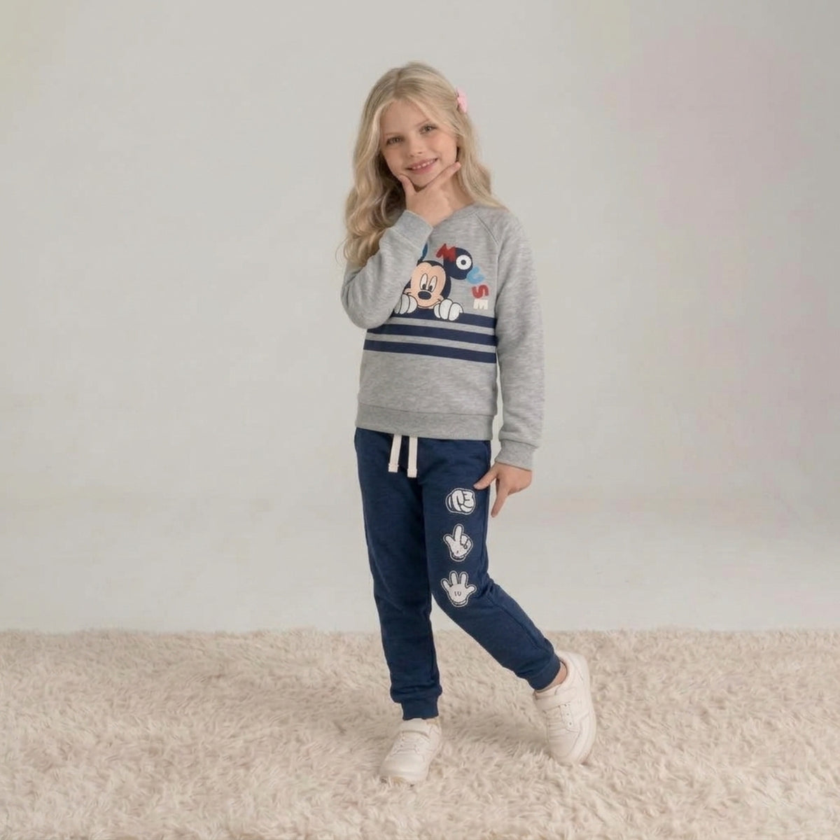 Girls Mickey Mouse Tracksuit Set