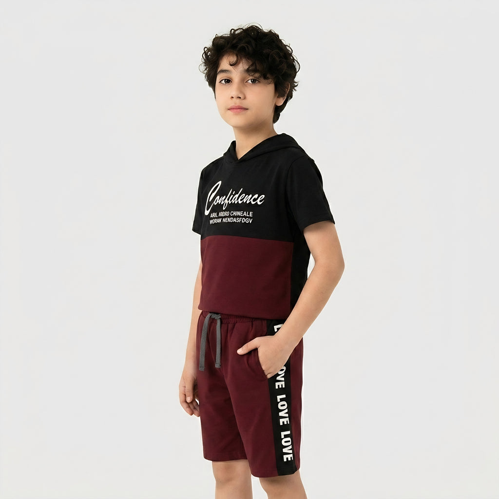 Boys Confidence Hooded Set