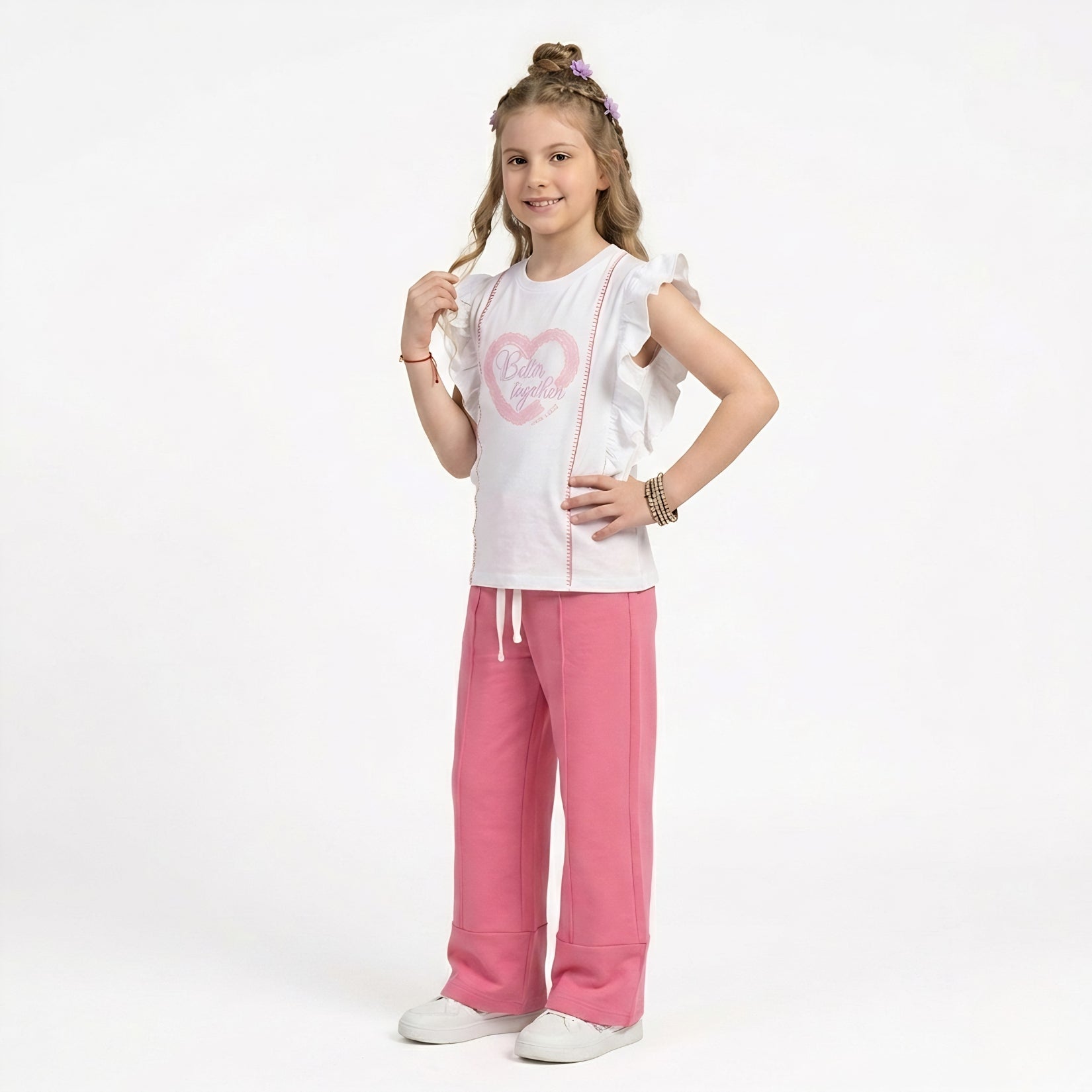 Girls Better Together Ruffle Set