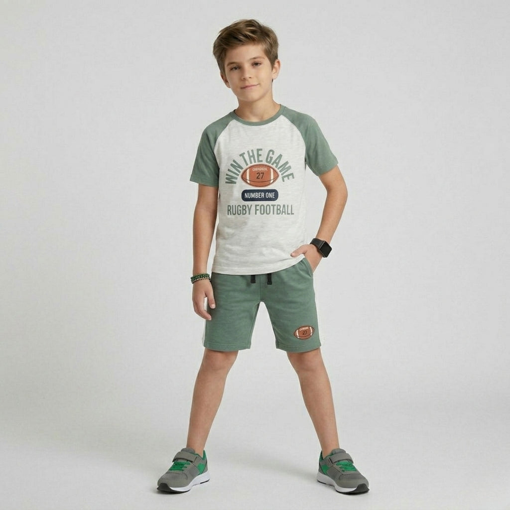 Boys Rugby Champion Shorts Set