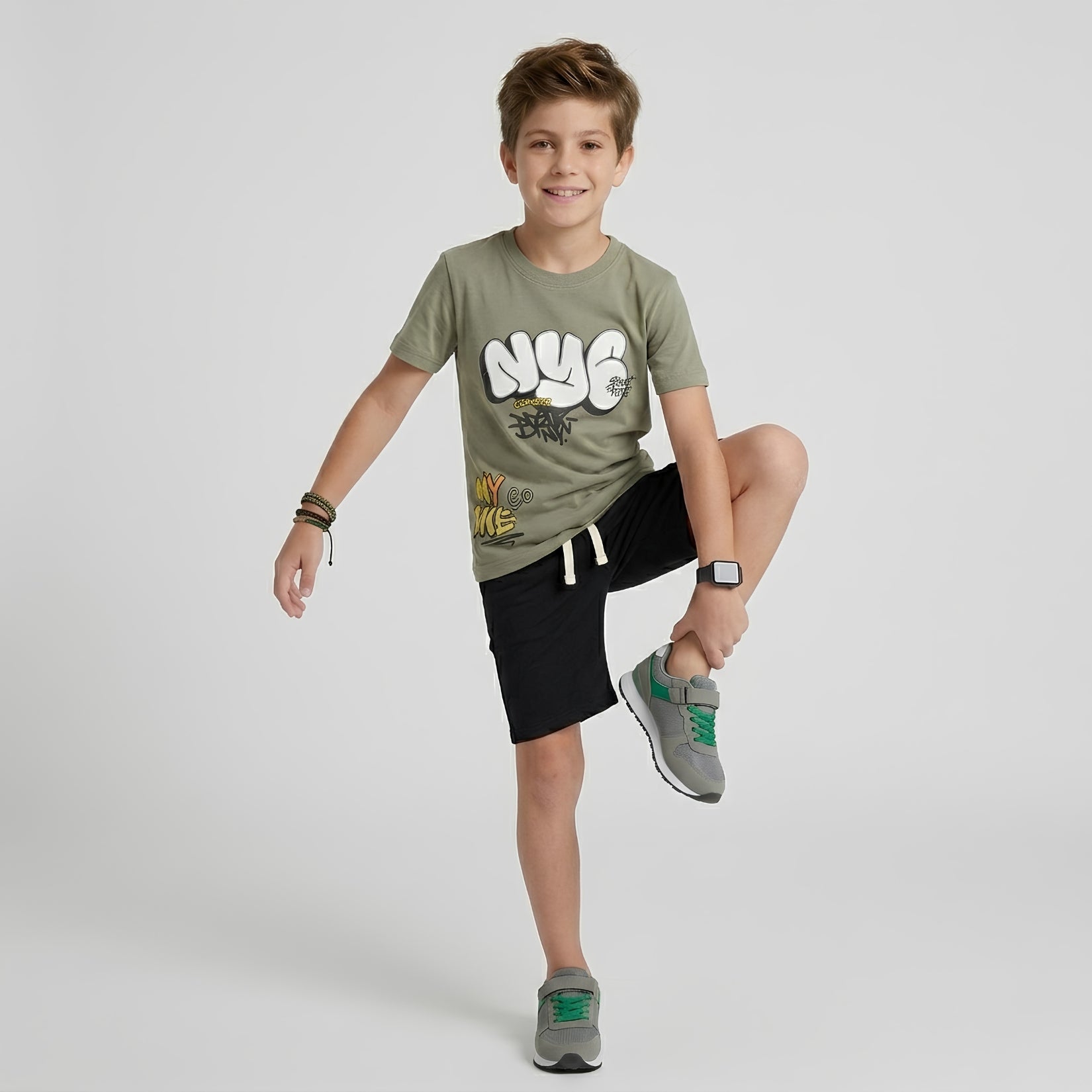 ストリートboy Boys NYC Graffiti Street Style Set – Mini Royal