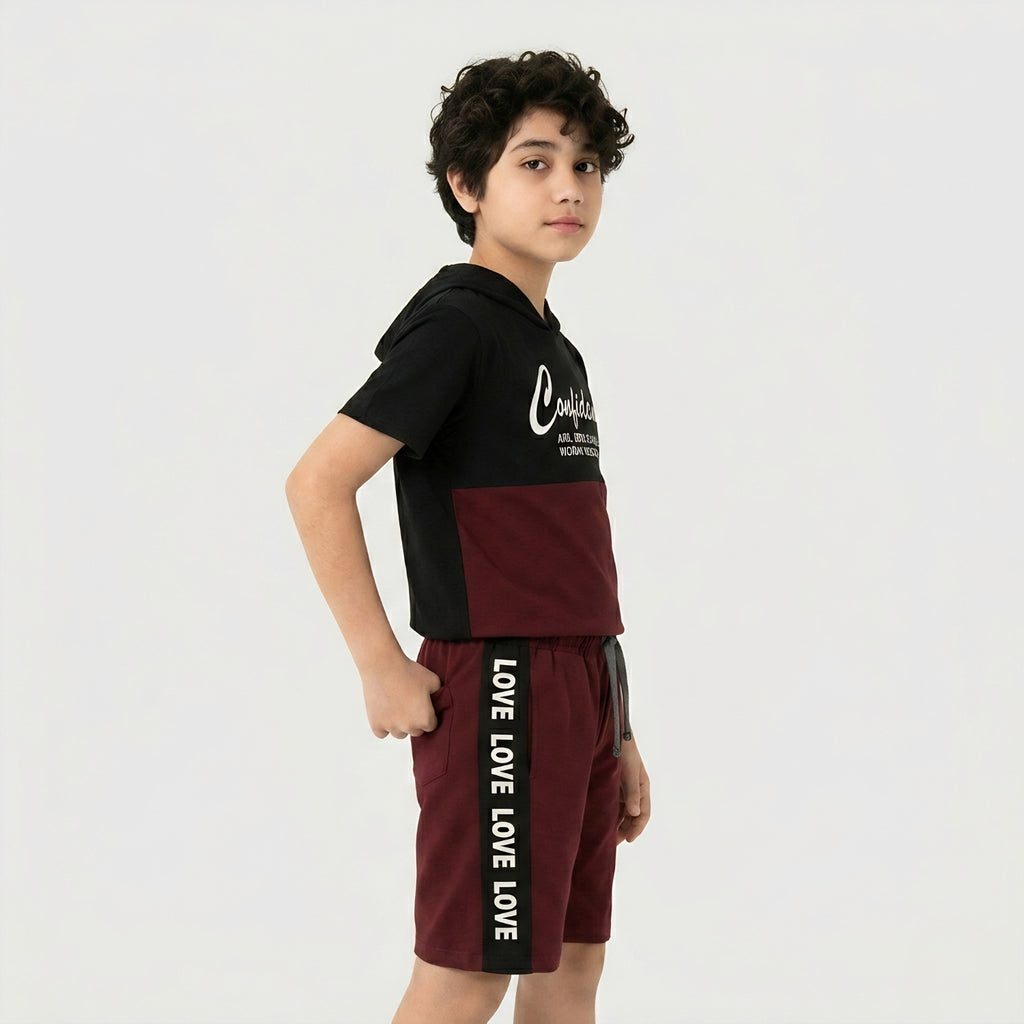 Boys Confidence Hooded Set