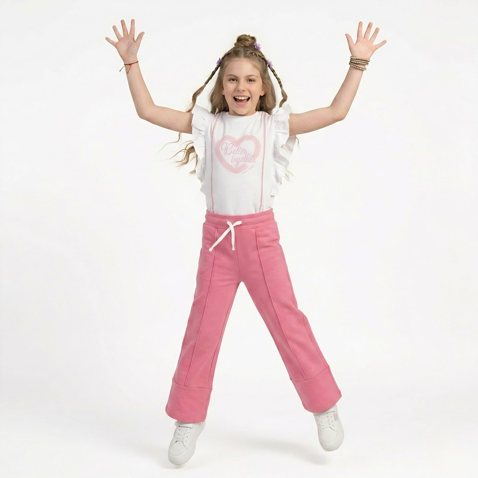 Girls Better Together Ruffle Set